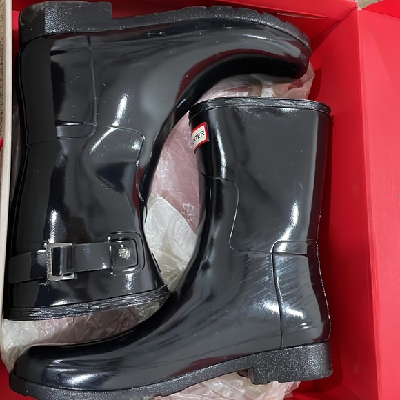 Great Condition Short Hunter Boots Black - size 9 - Picture 4 of 6